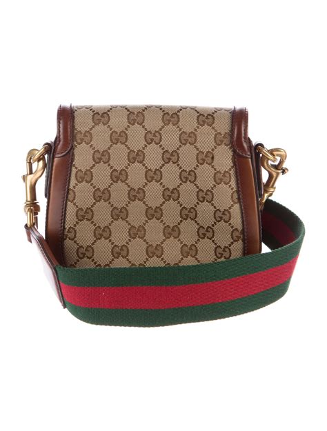 crossbody strap gucci|gucci crossbody with striped strap.